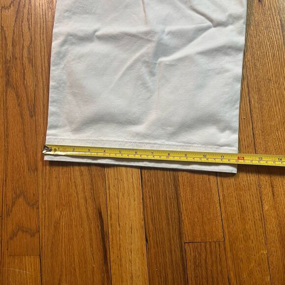 Levis Baggy Trouser Pants High Rise Straight Leg Womens 10/30 White 90s NWT $70 - Picture 7 of 7
